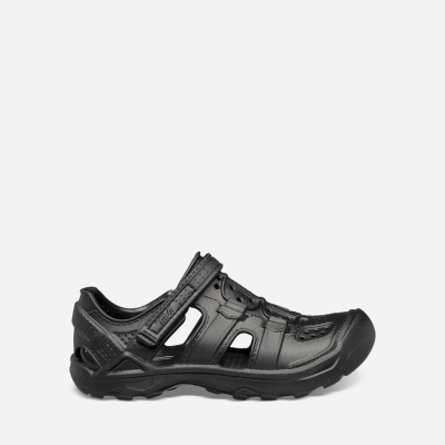 Teva Omnium Drift Kids' Black Hiking Shoes CA46854 Canada Clearance